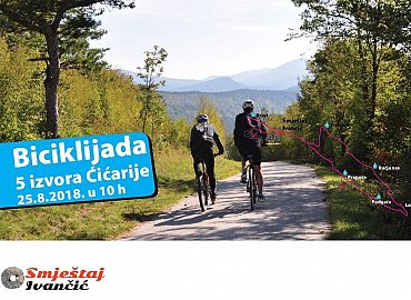 Biciklijada 5 izvora Cicarije plakat v4 Biciklijada 5 izvora Cicarije plakat v4